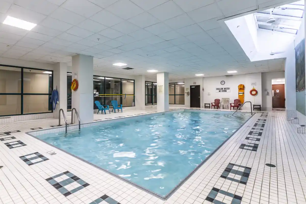 Indoor pool.