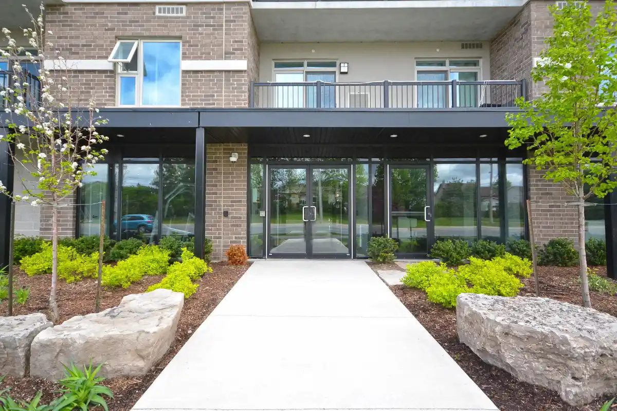 Entrance at 6ten Condos